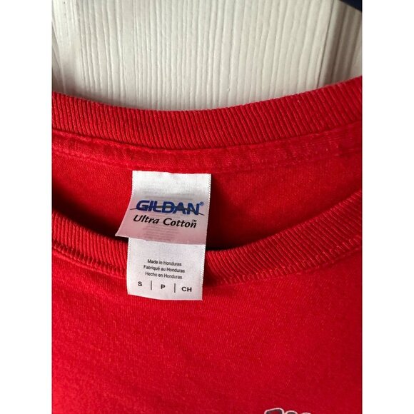 Woggle Red Christmas Cross Long Sleeve T-Shirt Womens Size Small - Picture 4 of 6